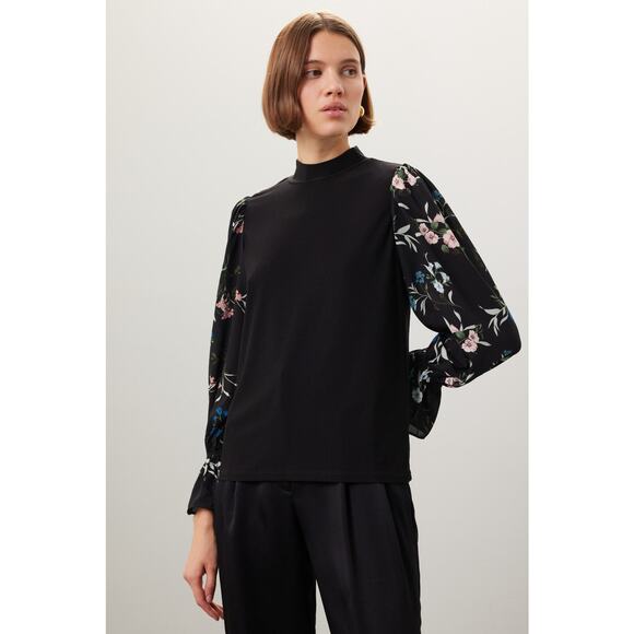 CeCe Floral Sleeve Top - Picture 1 of 6